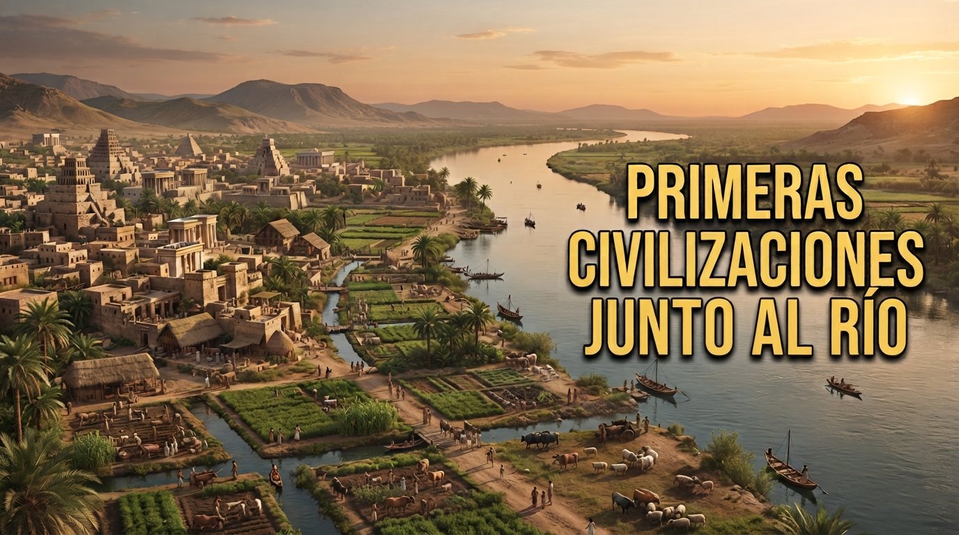 ¿Por qué todas las primeras civilizaciones de la historia nacieron obligatoriamente al lado de un río?