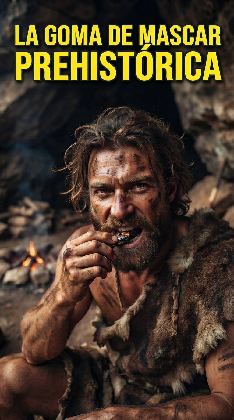 La sorprendente historia prehistórica de la goma de mascar: cuando masticar alquitrán era cuestión de supervivencia